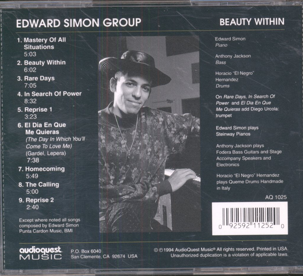 Edward Simon Group - Beauty Within - Cd