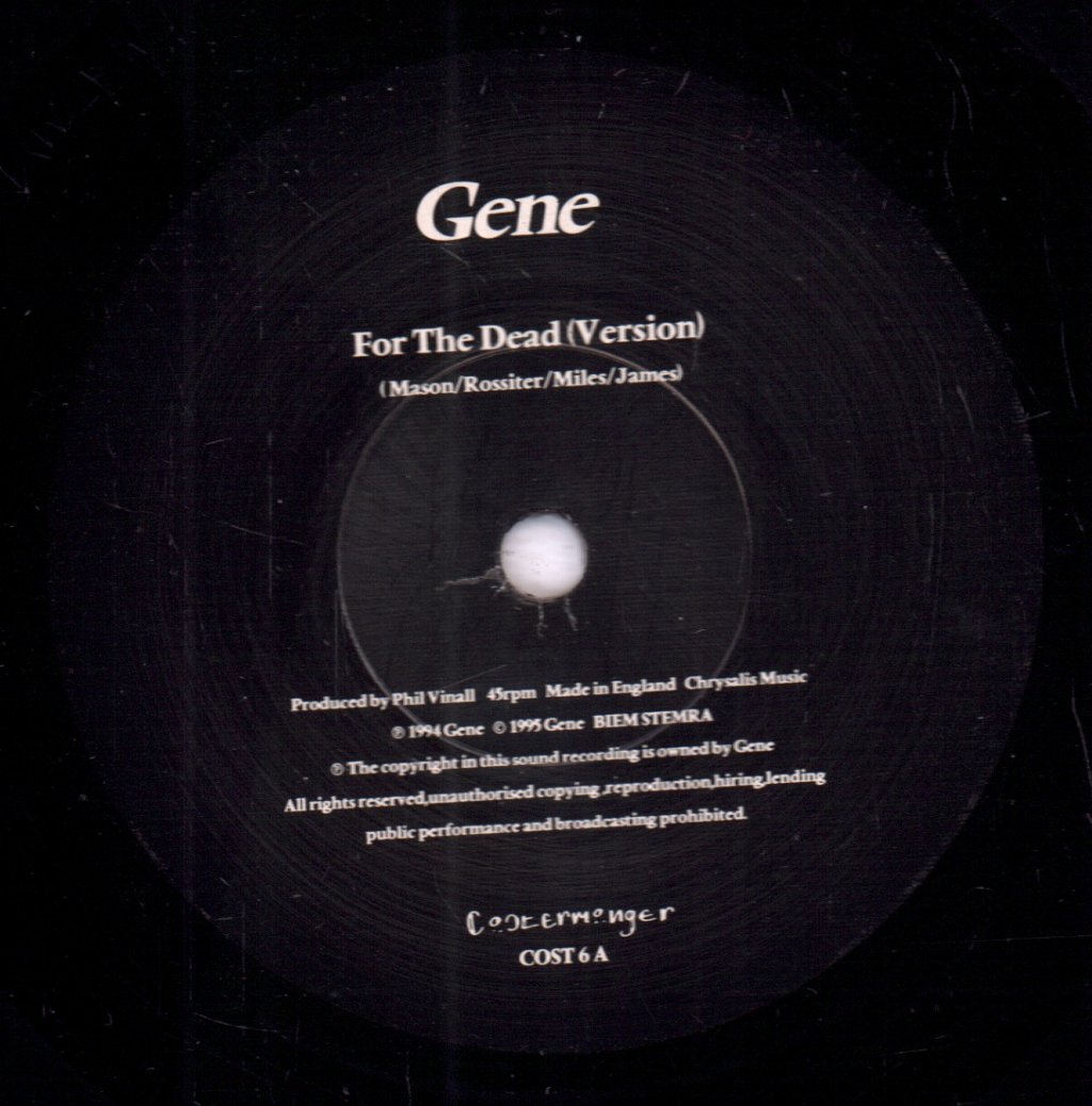 Gene - For The Dead - 7 Inch