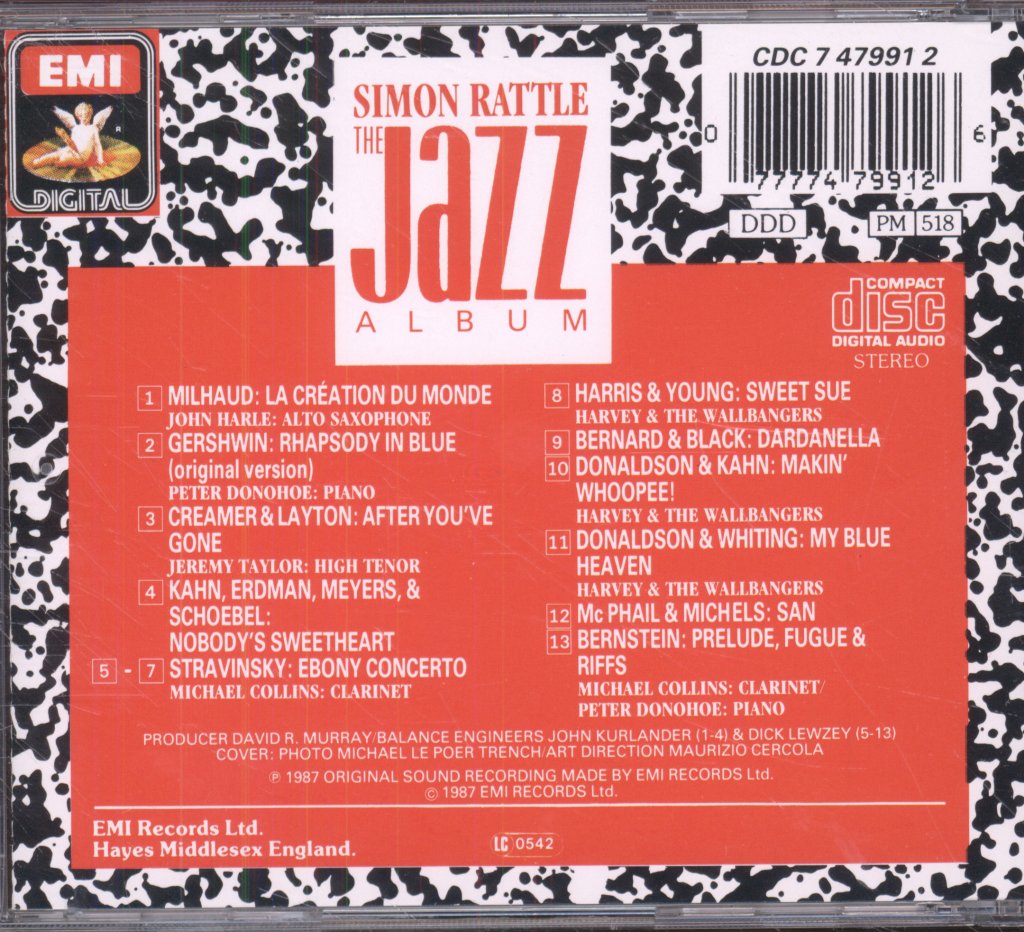 Sir Simon Rattle - Jazz Album (A Tribute To The Jazz Age) - Cd