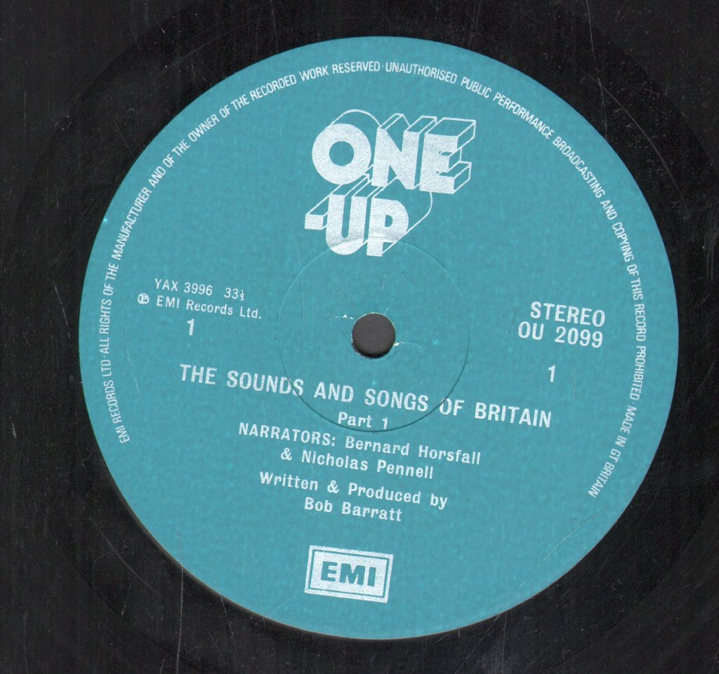 Bernard Horsfall and Nicholas Pennell - Sounds And Songs Of Britain - Lp