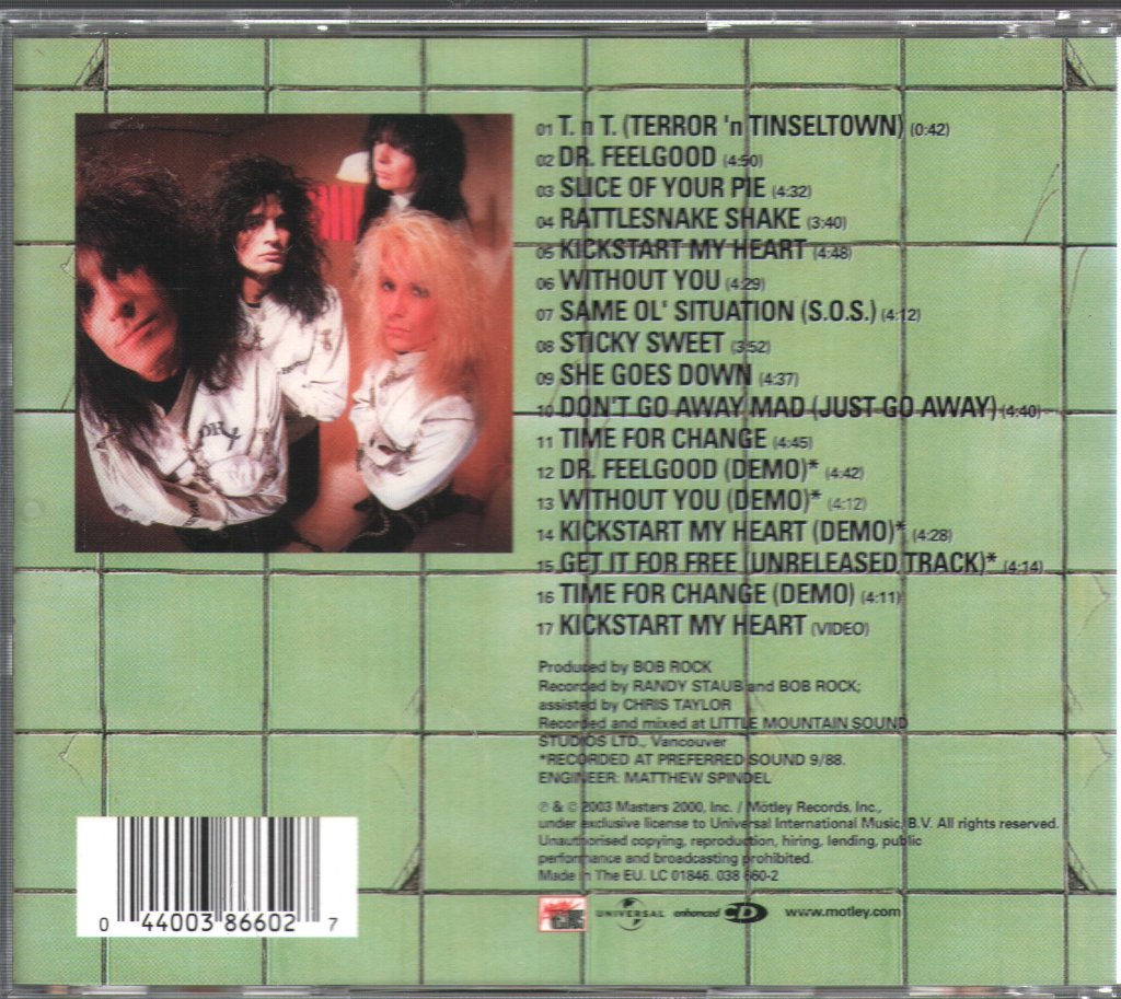 Mötley Crüe - Dr. Feelgood - Cd