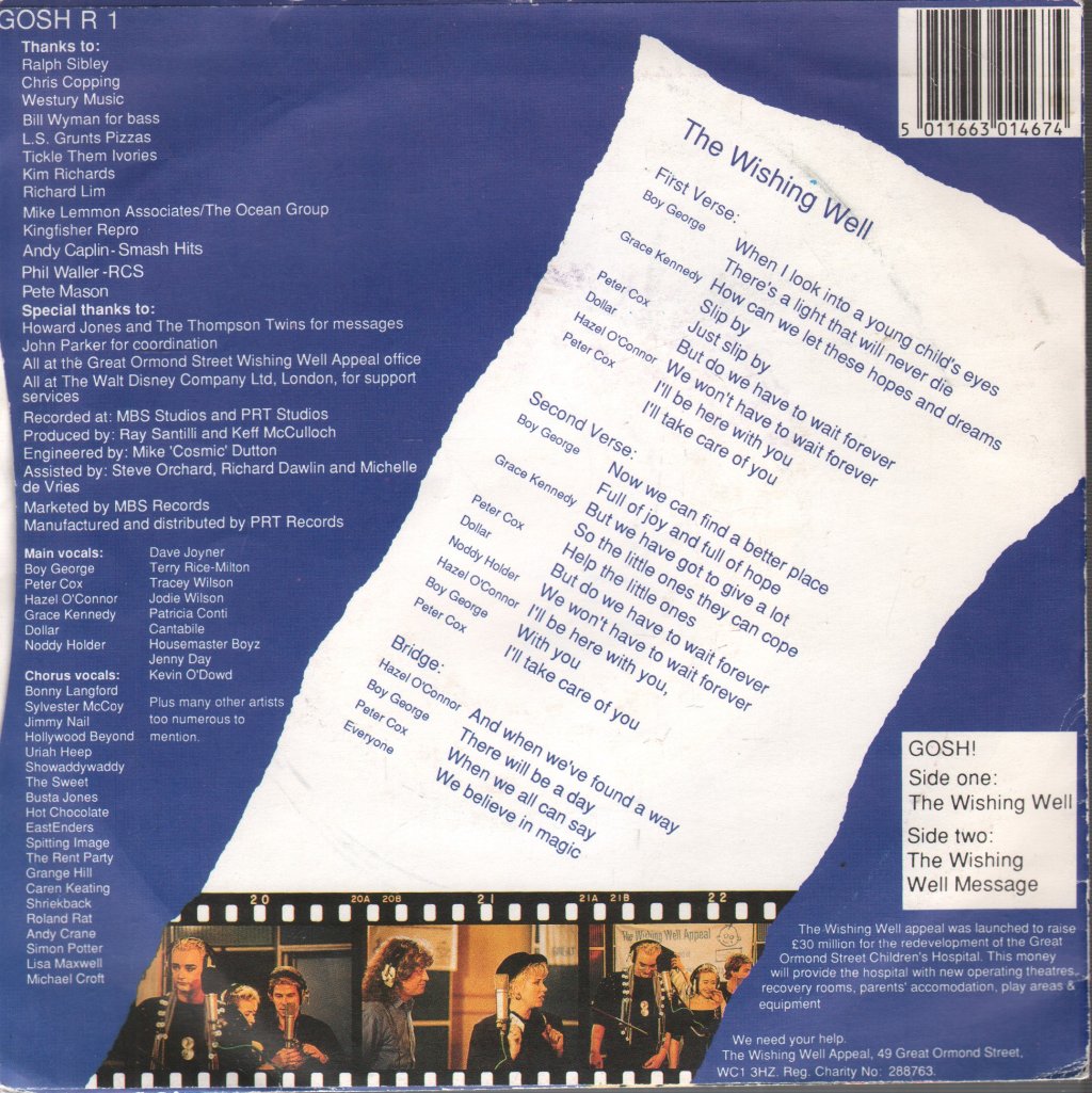 G.o.s.h. - Wishing Well (Remix) - 7 Inch
