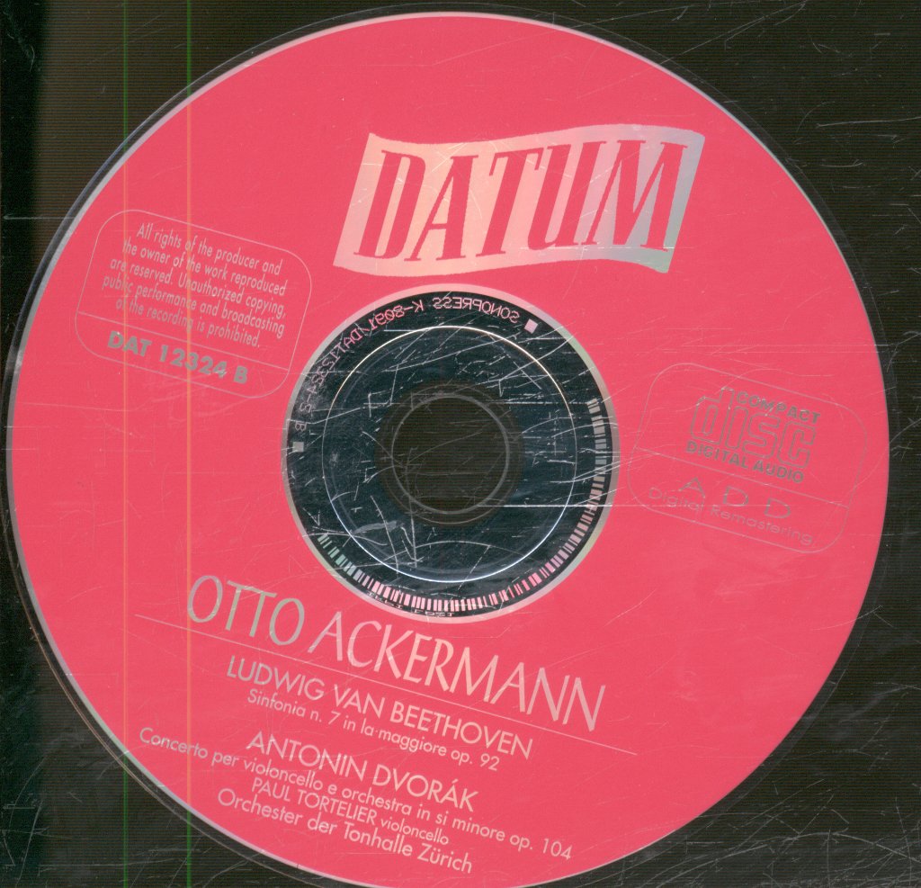 Otto Ackermann - Beethoven / Dvorak - Double Cd
