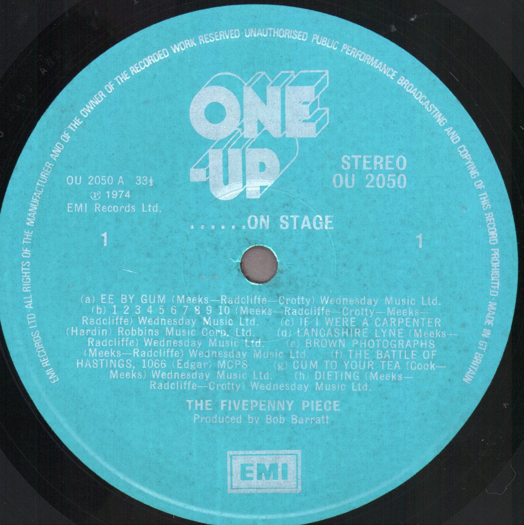 Fivepenny Piece - On Stage - Lp