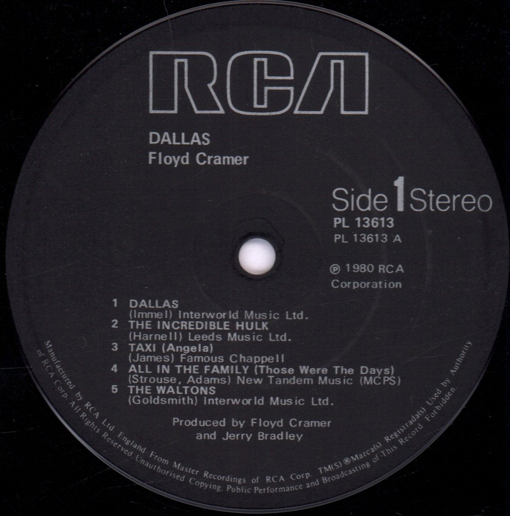 Floyd Cramer - Dallas - Lp