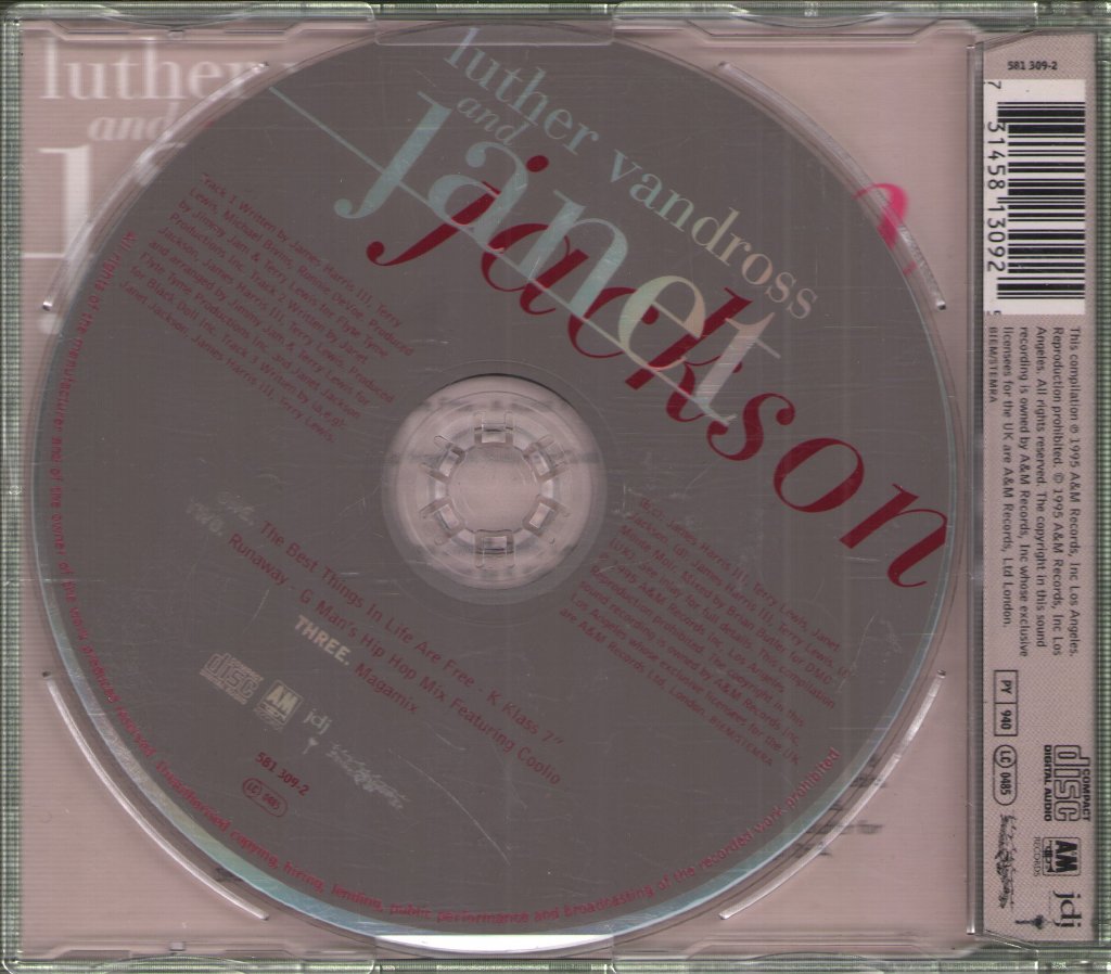 Janet Jackson - Best Things In Life Are Free - Cd