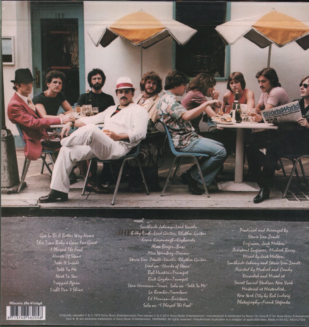 Southside Johnny & The Asbury Jukes - Hearts Of Stone - Lp