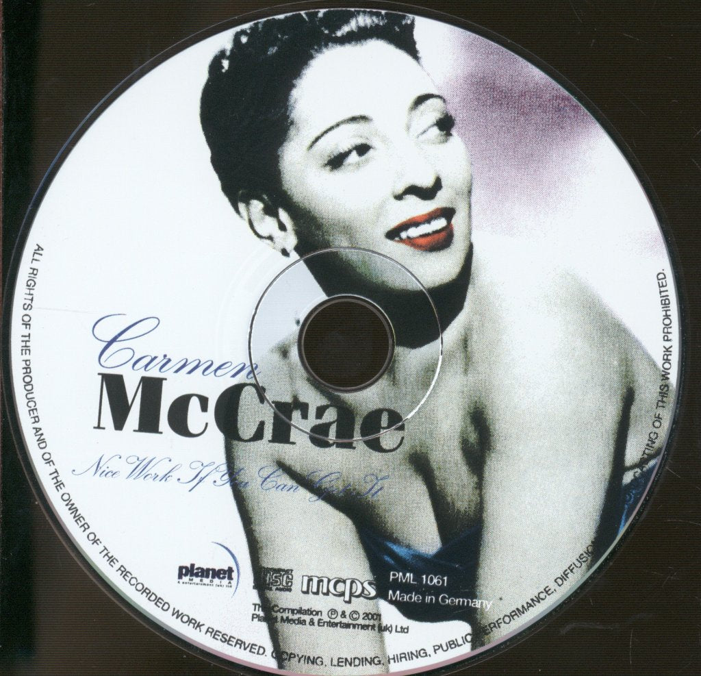 Carmen McRae - Nice Work If You Can Get It - Cd