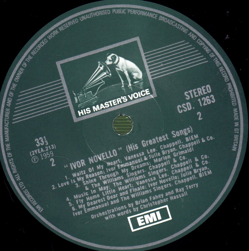 Various Artists - Ivor Novello - His Greatest Songs - Lp
