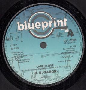B.b.gabor - Laser Love - 7 Inch