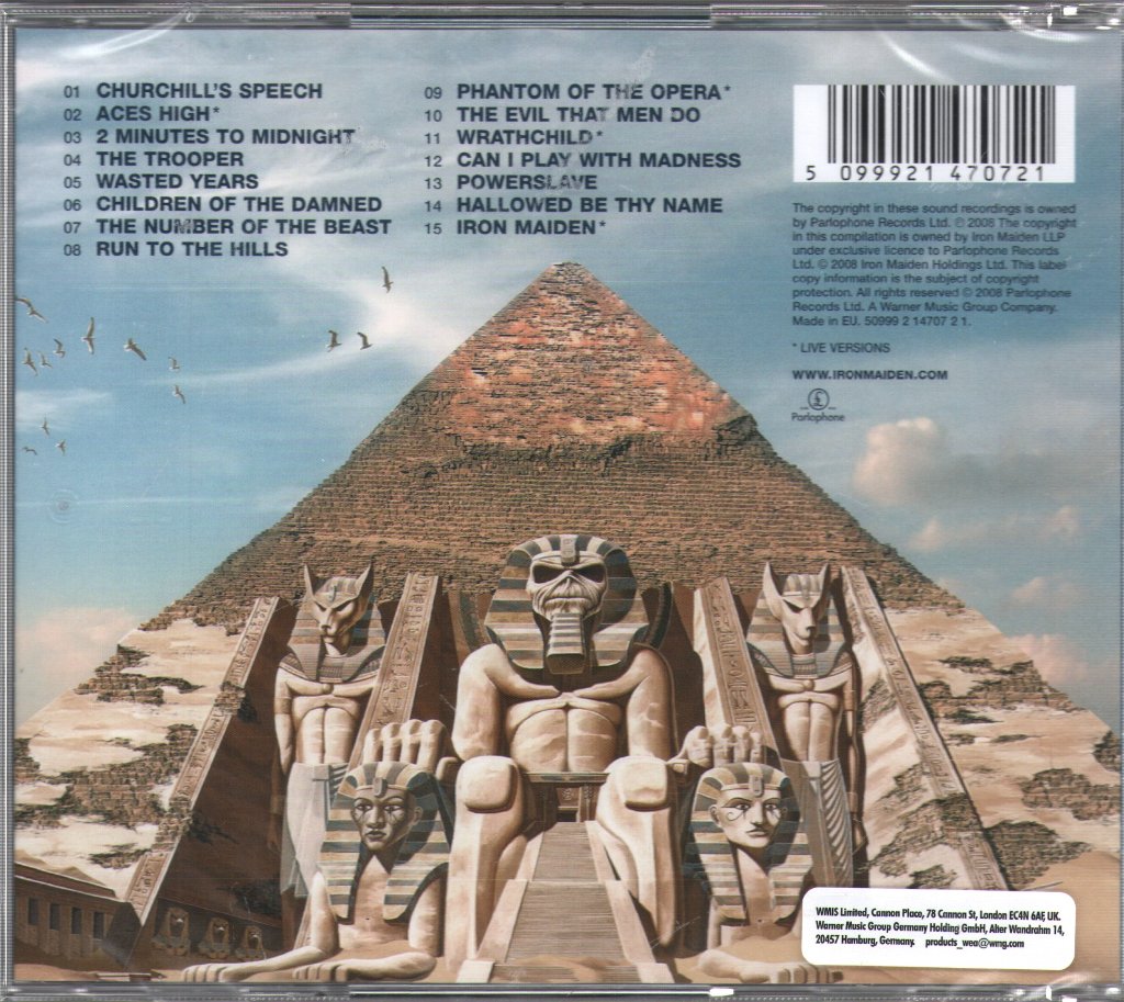 Iron Maiden - Somewhere Back In Time: The Best Of: 1980-1989 - Cd