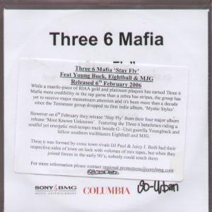 Three 6 Mafia - Stay Fly - Cdr