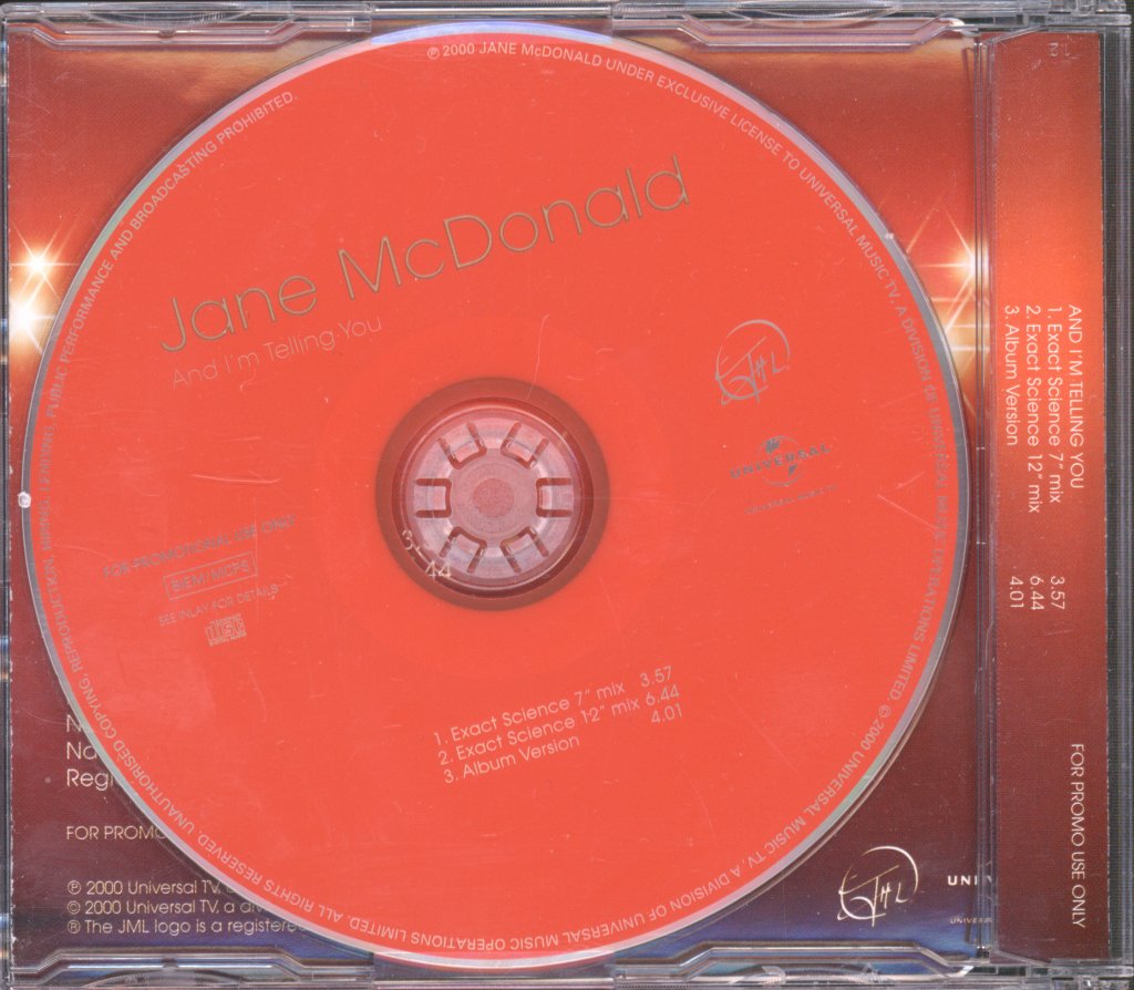 Jane Mcdonald - And I'm Telling You - Cd