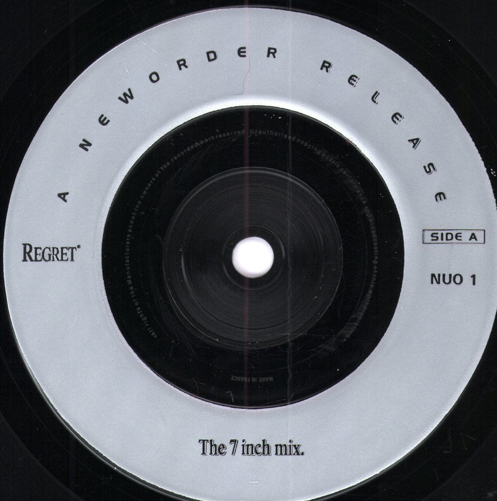 New Order - Regret - 7 Inch