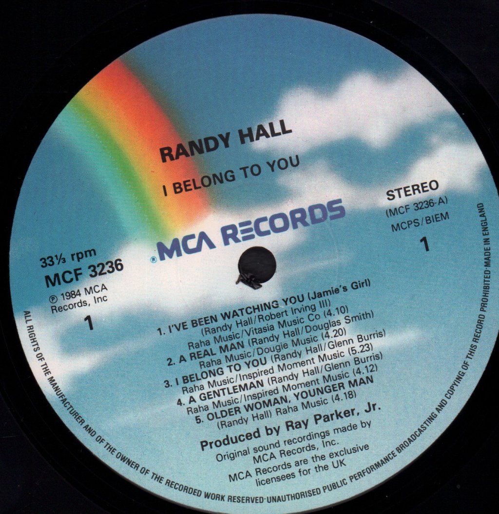 Randy Hall - I Belong To You - Lp