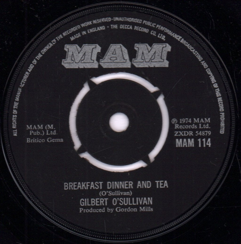 Gilbert O'Sullivan - Happiness Is Me And You - 7 Inch
