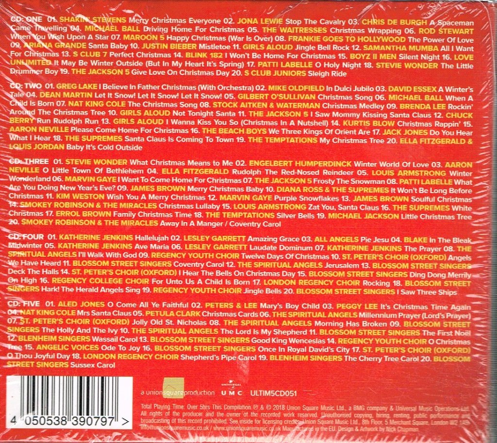 Various Artists - Christmas (The Ultimate Collection) - Cd Set
