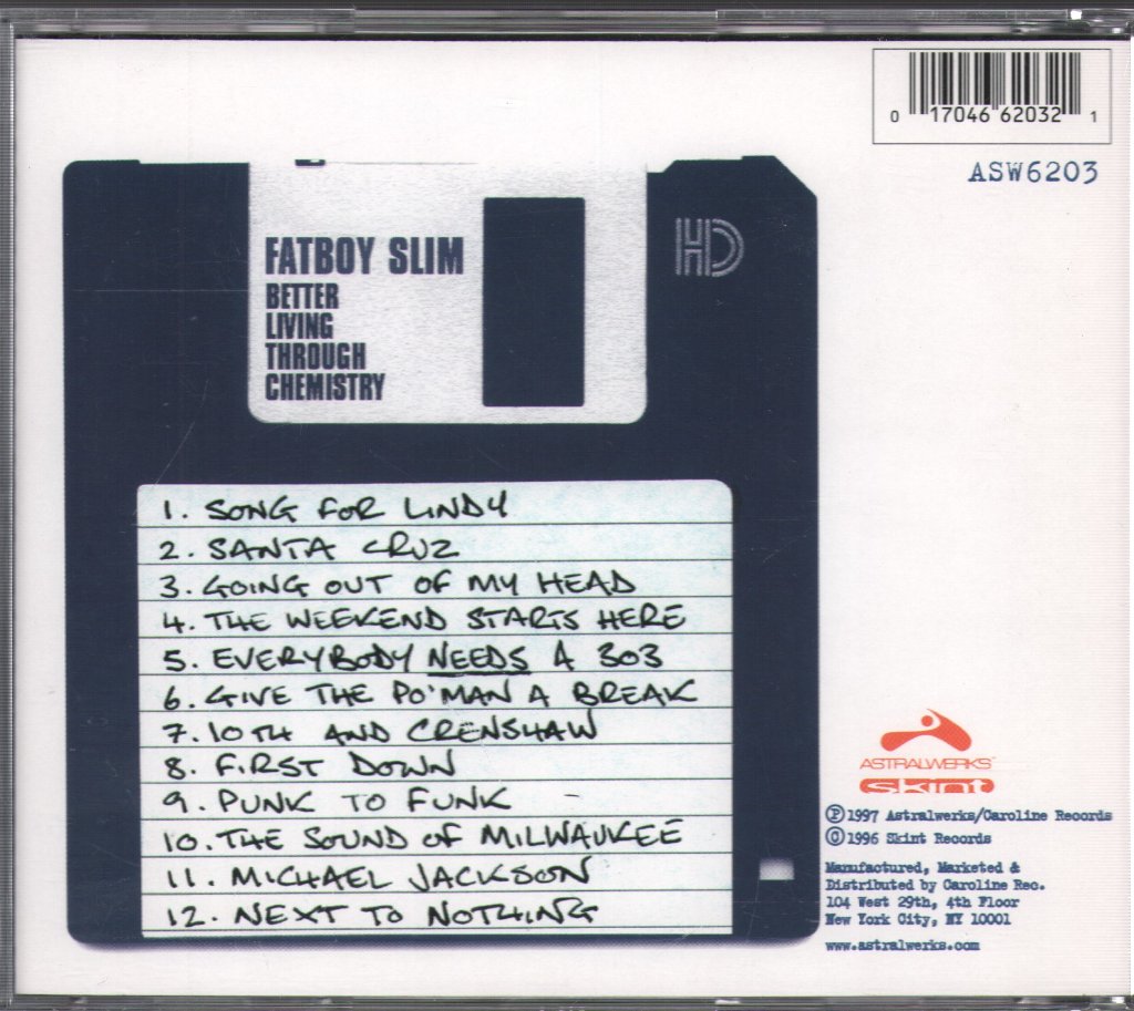 Fatboy Slim - Better Living Through Chemistry - Cd