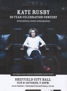 Kate Rusby - 20 Years Celebration Concert - Flyer
