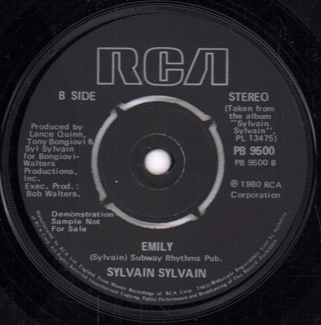 Sylvain Sylvain - Every Boy And Every Girl - 7 Inch
