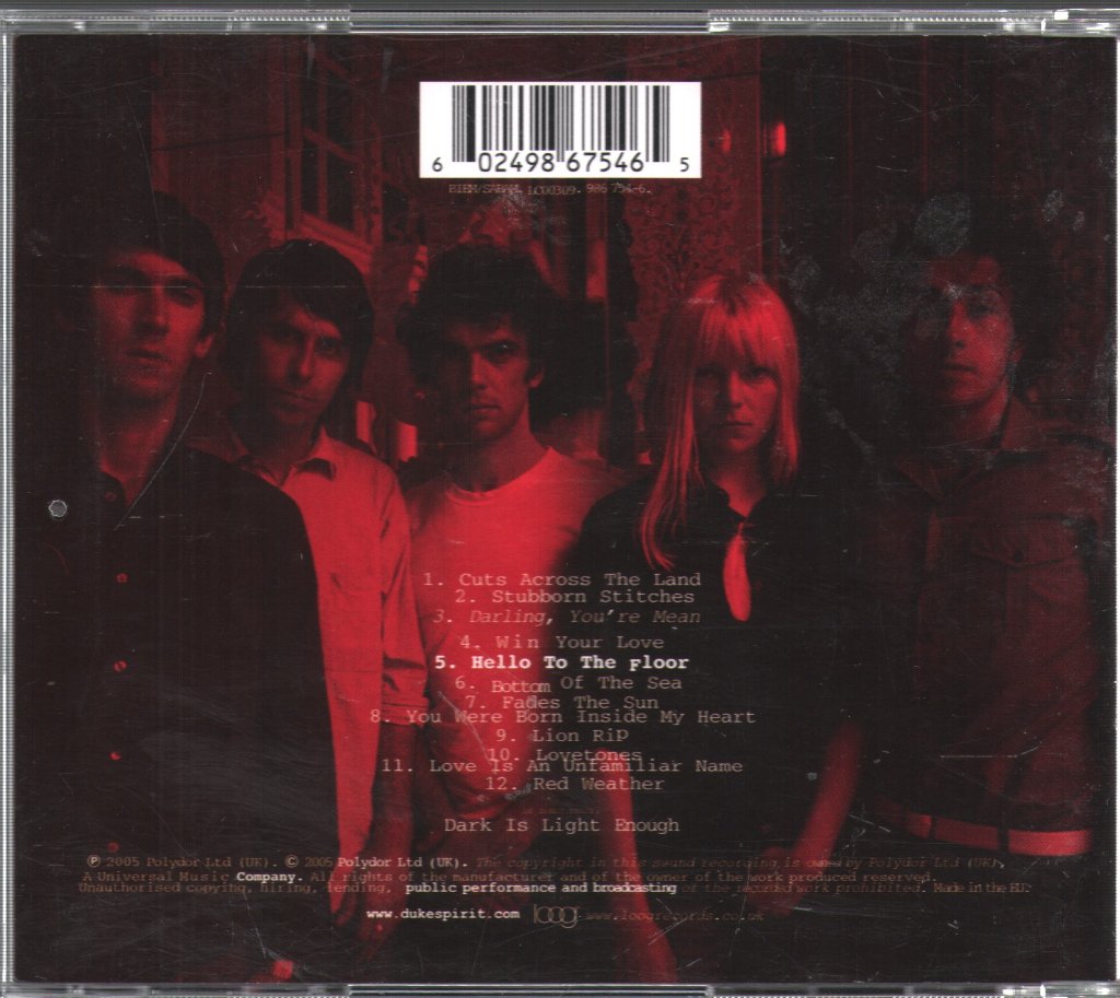 Duke Spirit - Cuts Across The Land - Cd