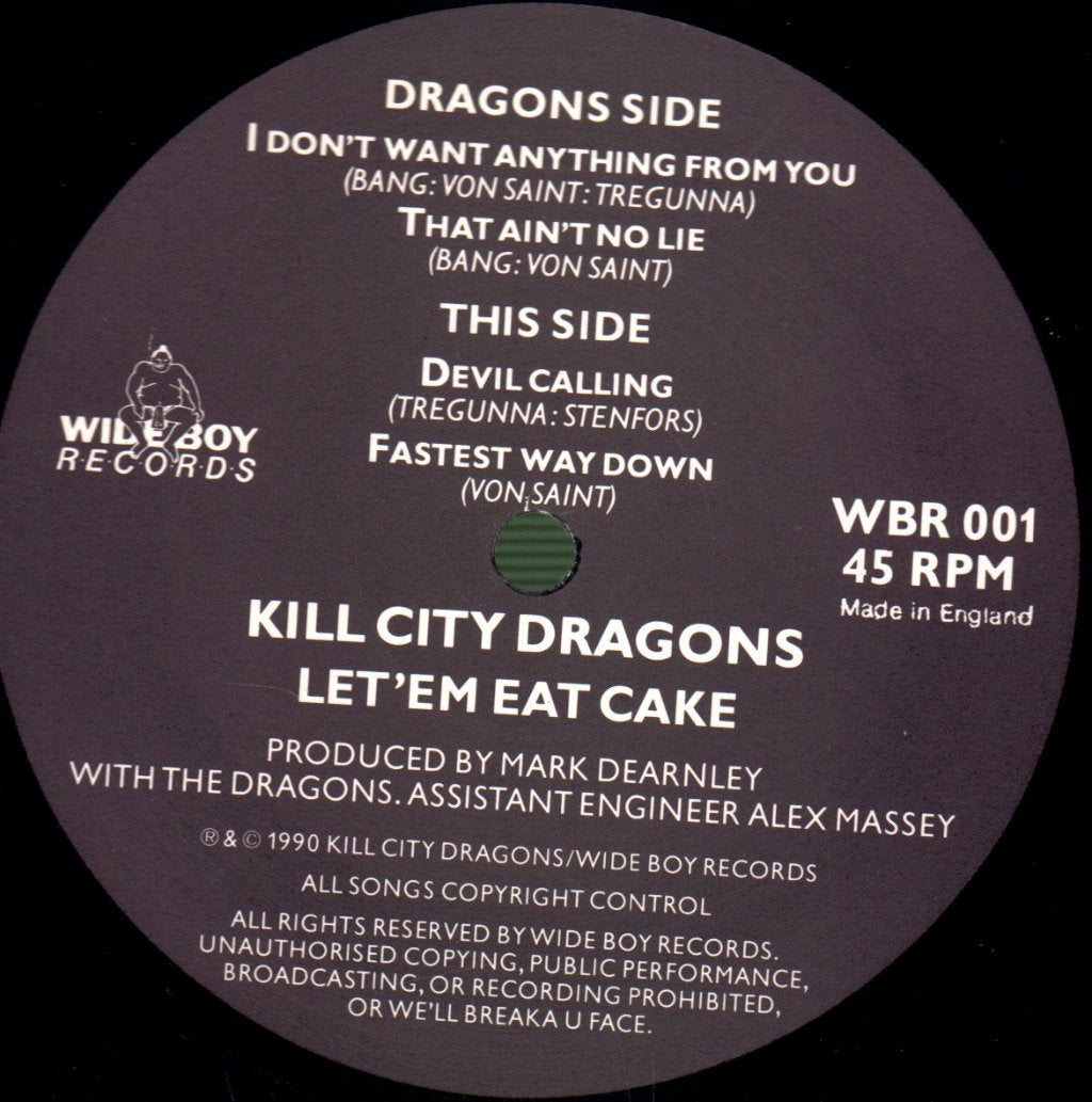 Kill City Dragons - Let 'Em Eat Cake - 12 Inch