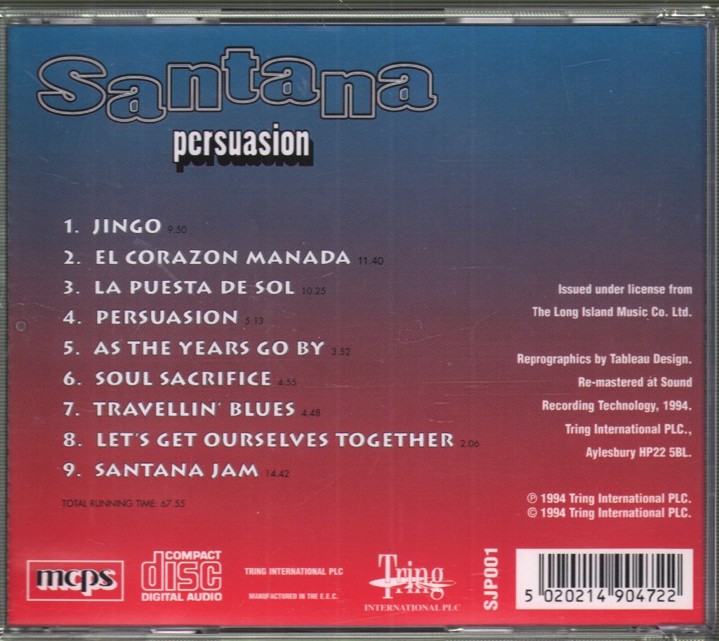 Santana - Persuasion - Cd
