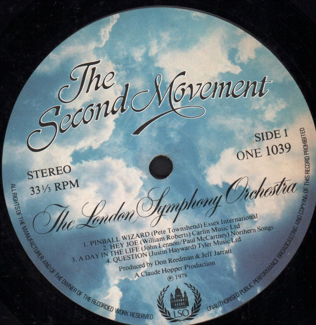 London Symphony Orchestra - Second Movement - Lp