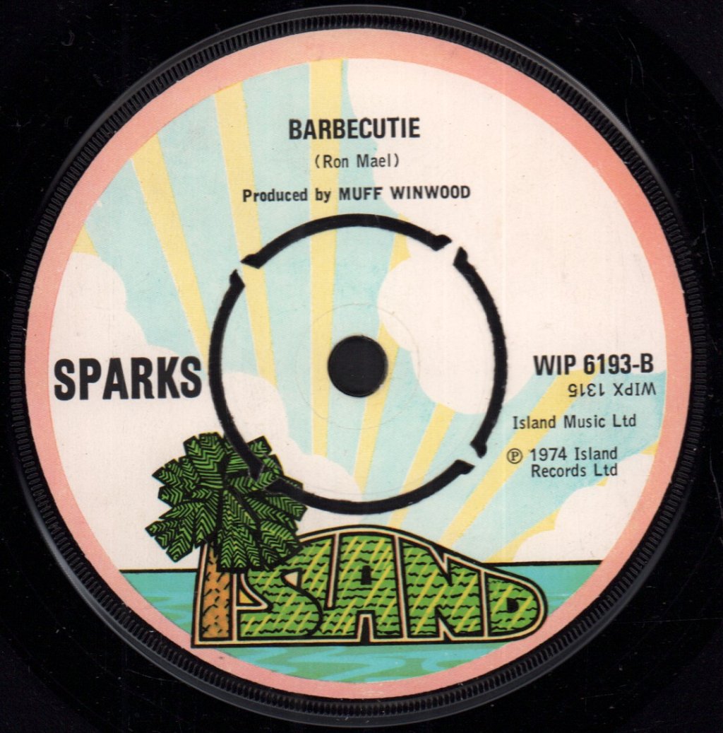 Sparks - This Town Ain't Big Enough For Both Of Us - 7 Inch