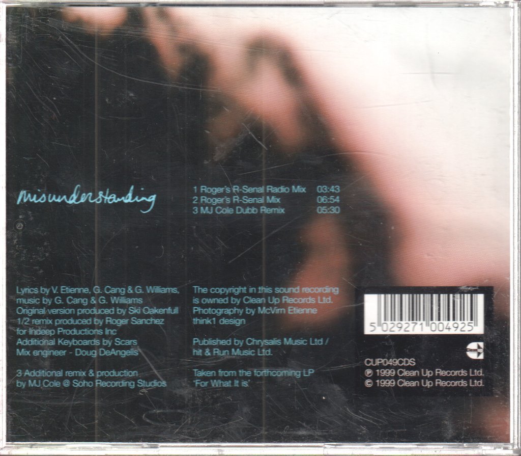 Valerie Etienne - Misunderstanding - Cd