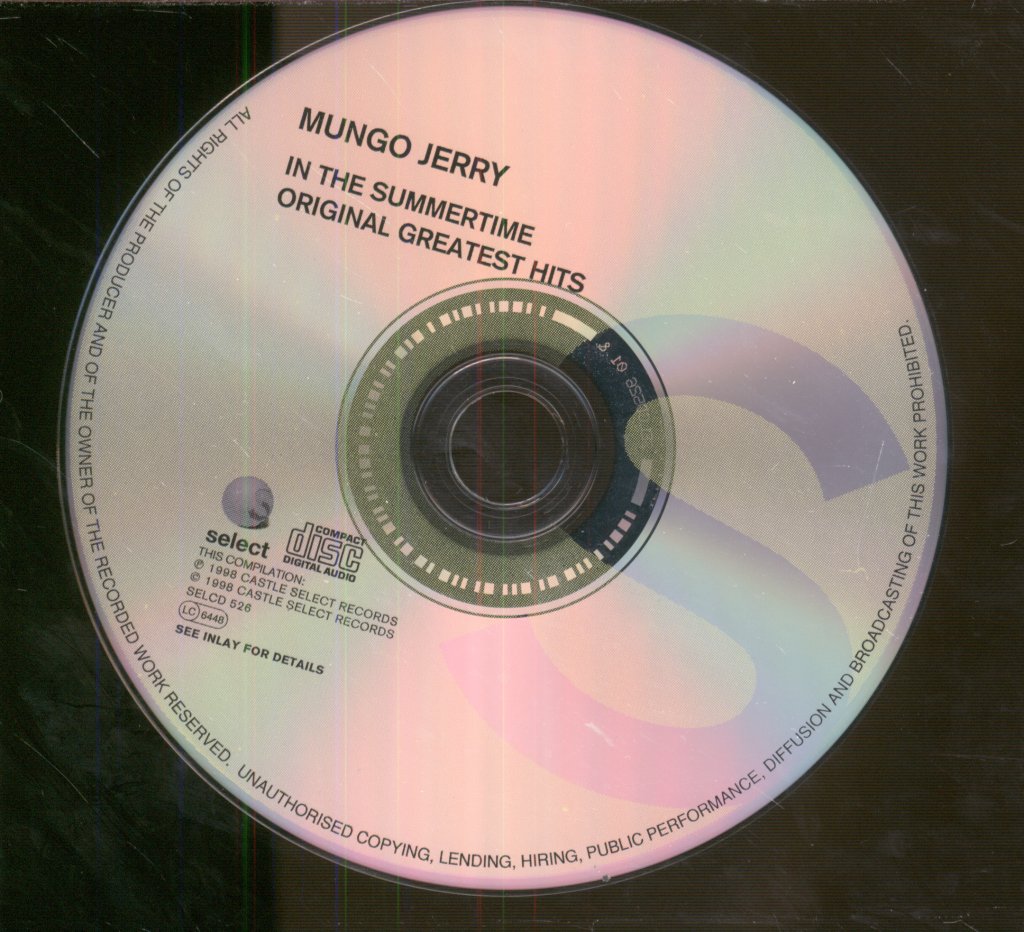 Mungo Jerry - In The Summertime - Original Greatest Hits - Cd