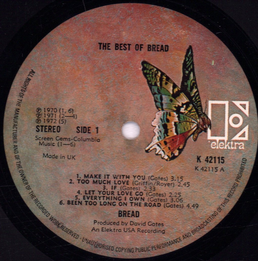 Bread - Best Of - Lp