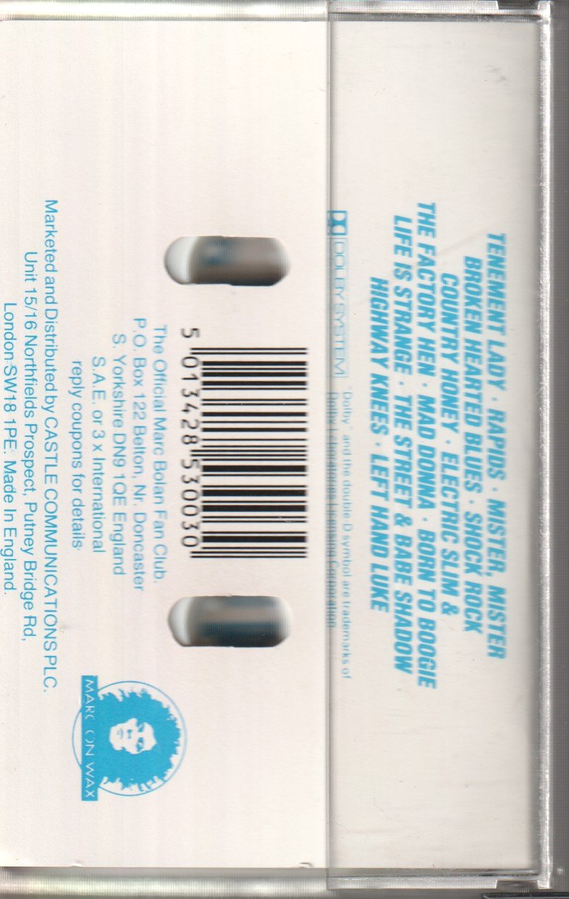 T. Rex - Tanx - Cassette