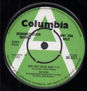 Ken Dodd - Now That You're Gone - 7 Inch