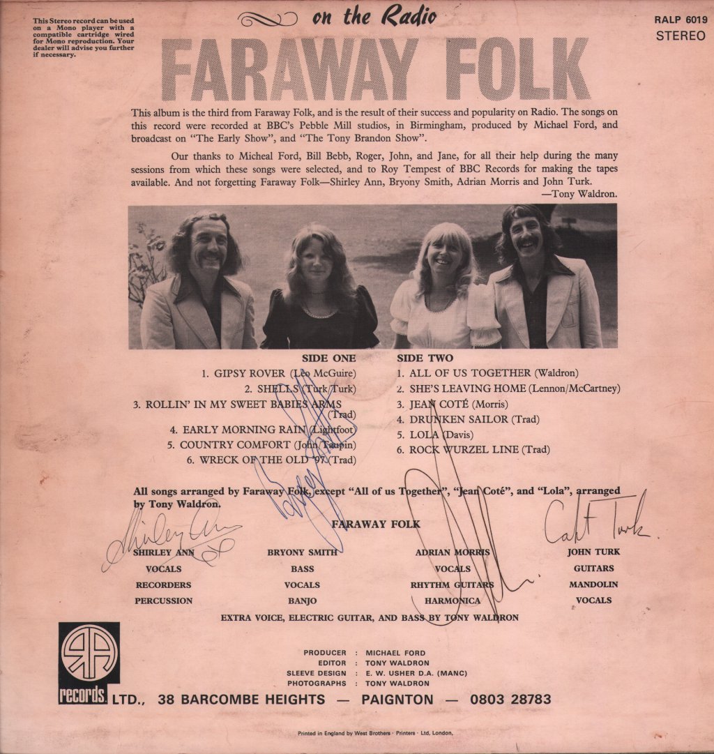 Faraway Folk - On The Radio - Lp