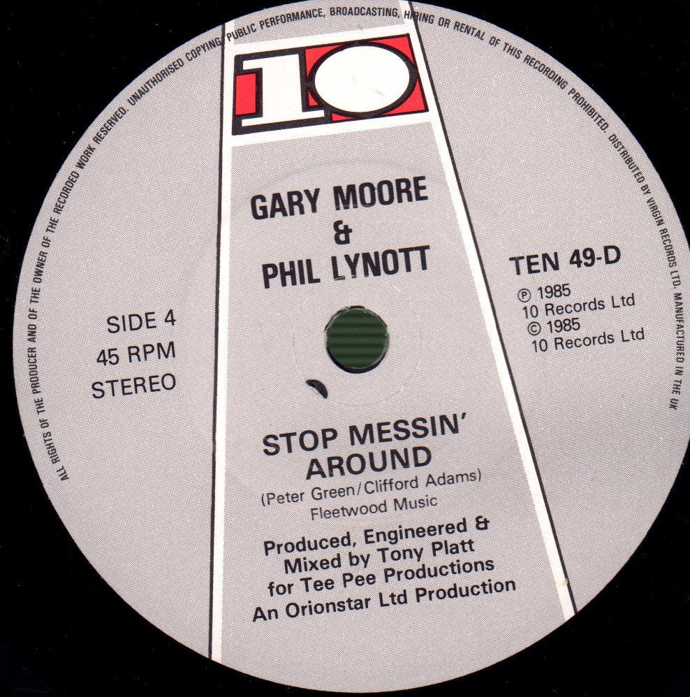 Gary Moore And Phil Lynott - Out In The Fields - Double 7 Inch