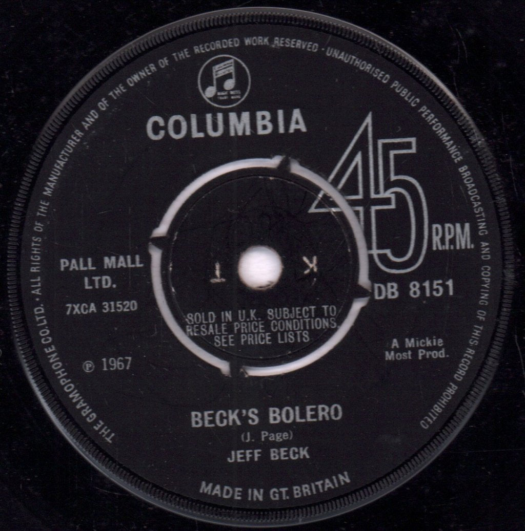 Jeff Beck - Hi Ho Silver Lining - 7 Inch