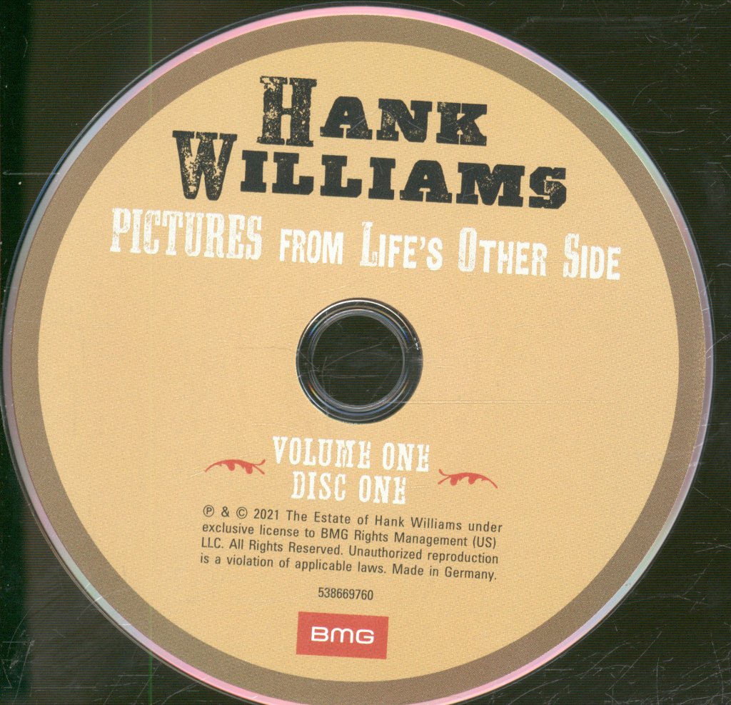 Hank Williams - Pictures From Life's Other Side - Double Cd