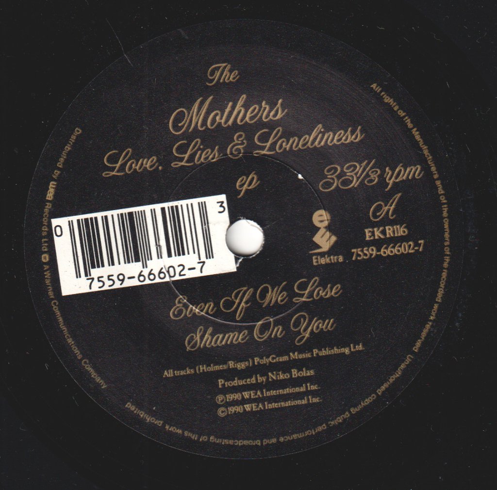 Mothers (90'S Group) - Love, Lies & Loneliness - 7 Inch