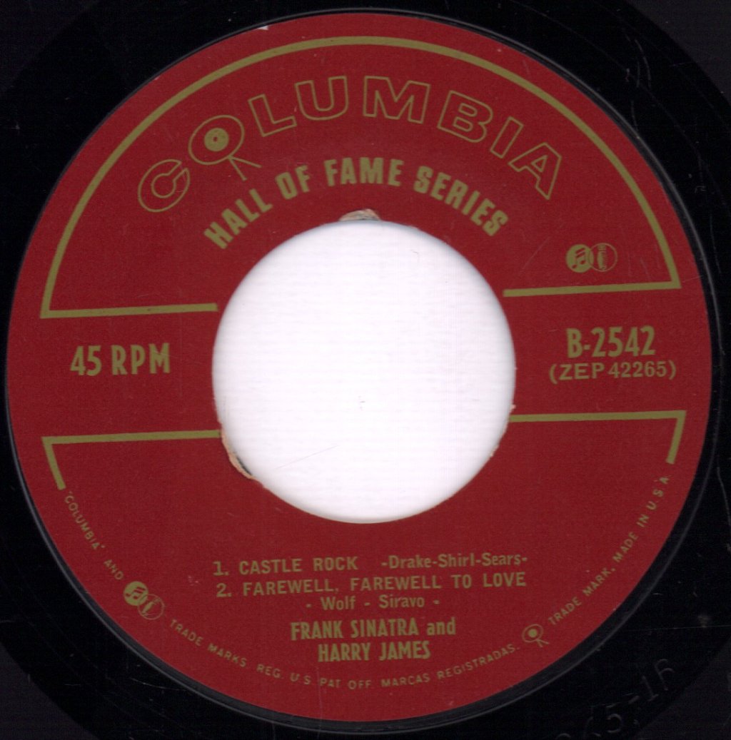 Frank Sinatra - Frank Sinatra With Harry James & Pearl Bailey - 7 Inch