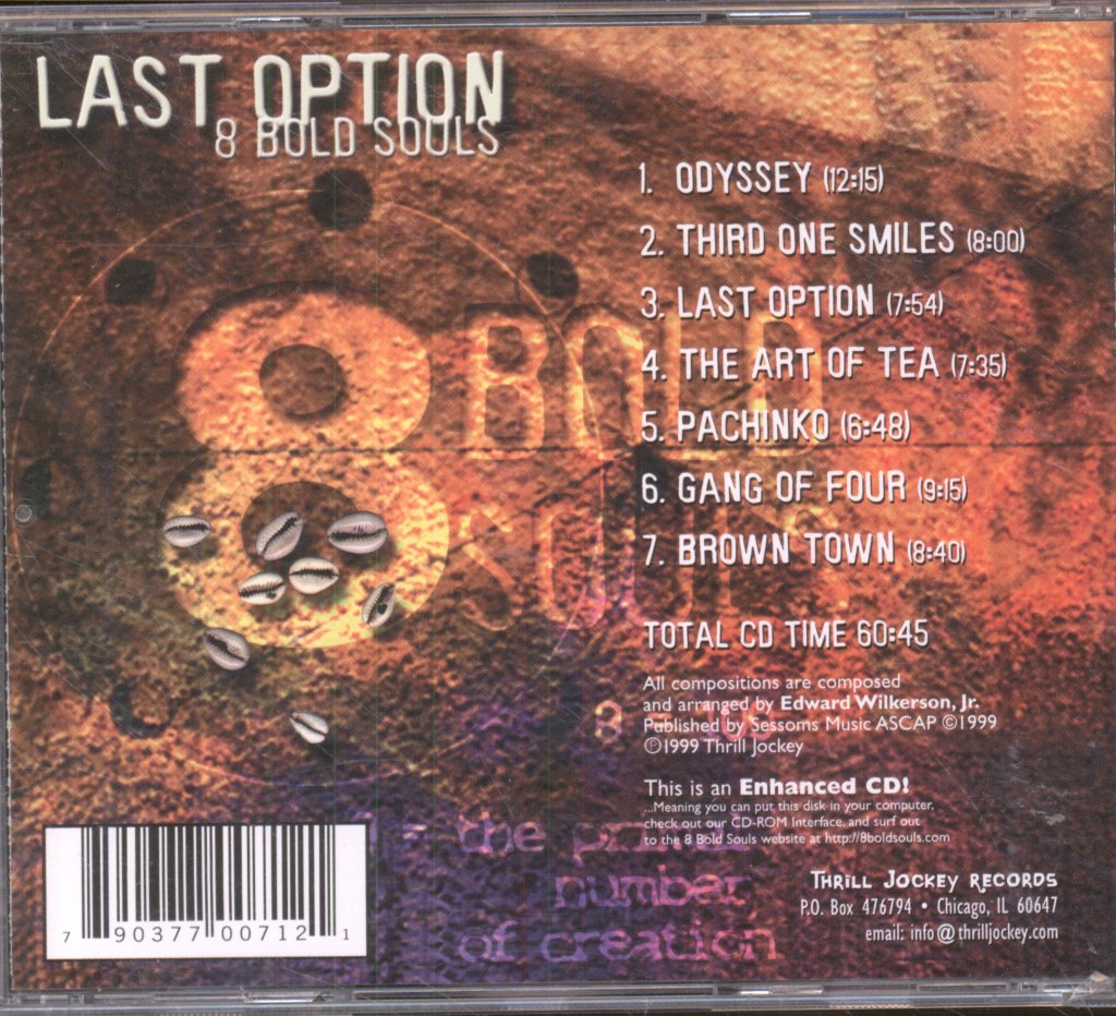8 Bold Souls - Last Option - Cd