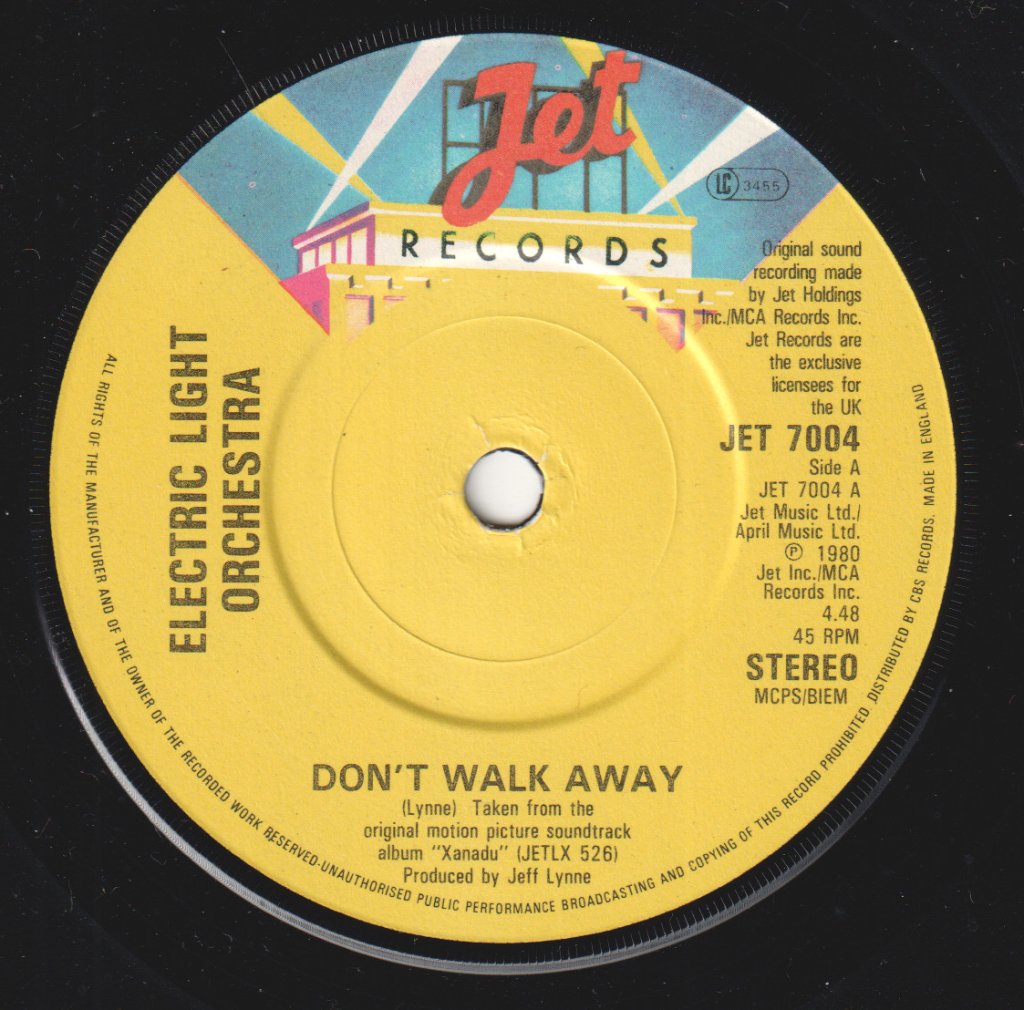 Electric Light Orchestra - Don't Walk Away - 7 Inch