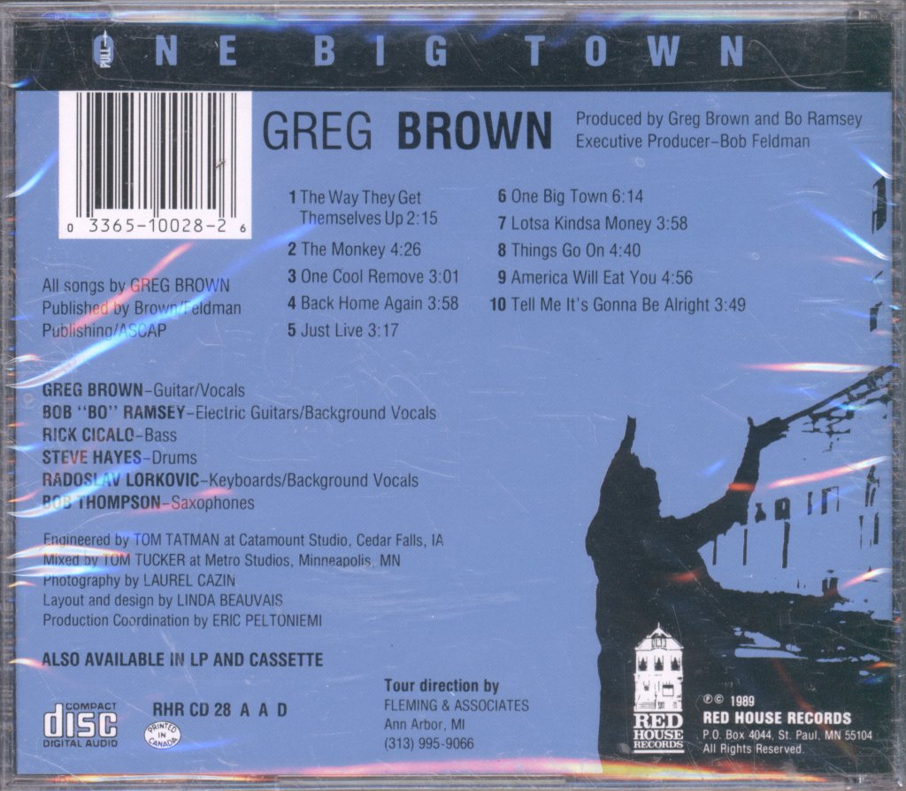 Greg Brown - One Big Town - Cd
