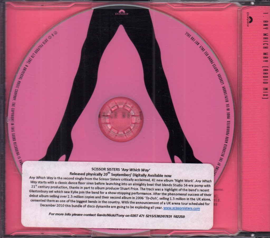 Scissor Sisters - Any Which Way - Cd