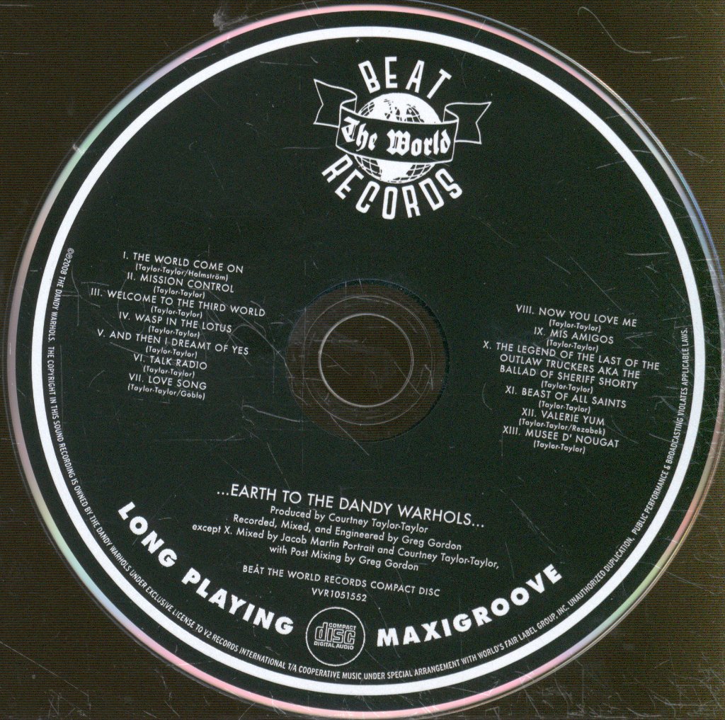 Dandy Warhols - Earth To The Dandy Warhols - Cd