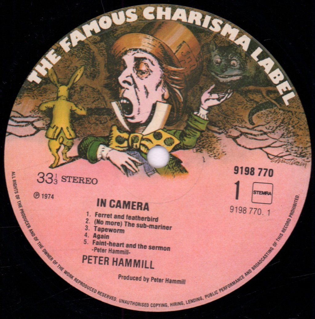 Peter Hammill - In Camera - Lp
