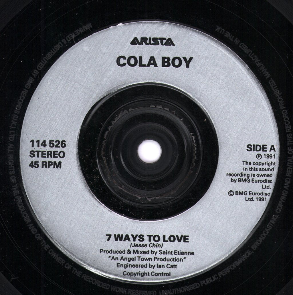 Cola Boy - 7 Ways To Love - 7 Inch