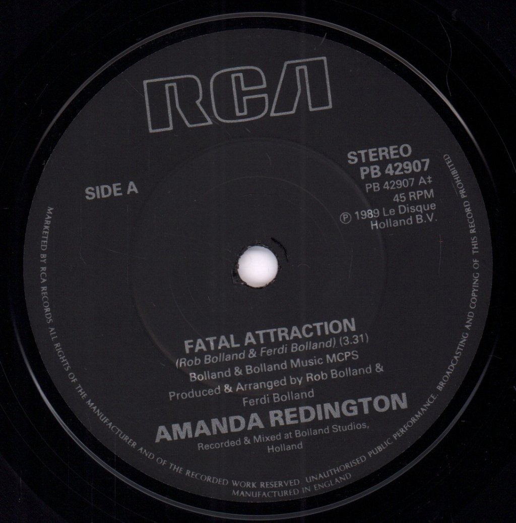 Amanda Redington - Fatal Attraction - 7 Inch