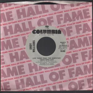 Andy Williams - Love Theme From The Godfather - 7 Inch