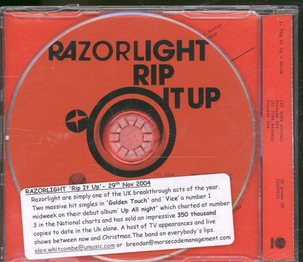 Razorlight - Rip It Up - Cd